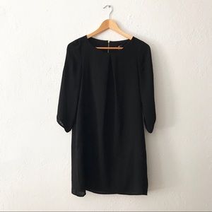 H&M Black simple dress with 3/4 sleeves